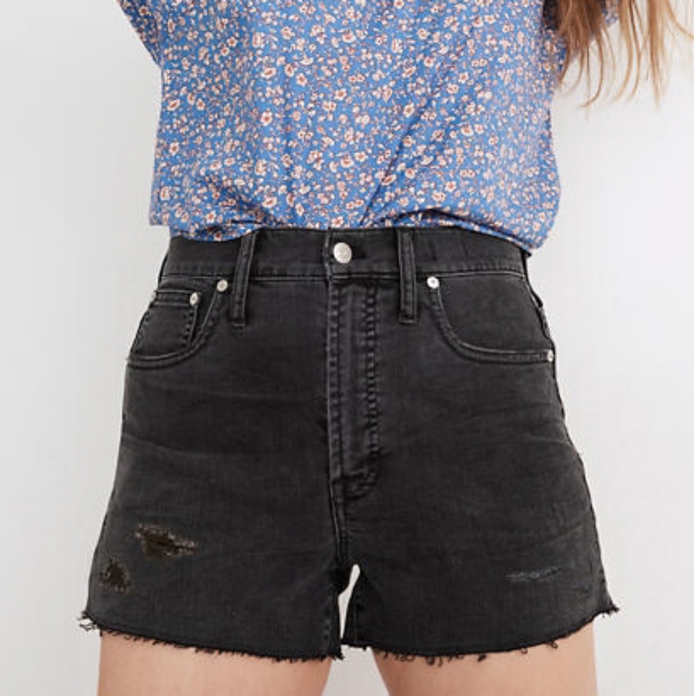 NEW Madewell • Perfect Jean Short Underwood Wash